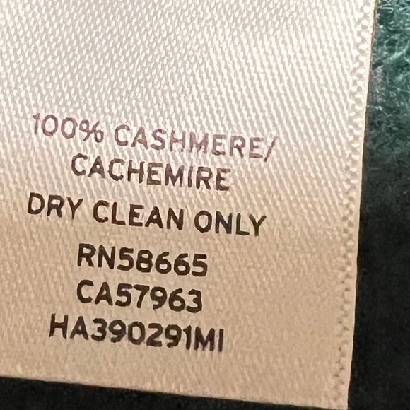 Cashmere sweater, cozy, oversized. By Halogen. Teal blue - Picture 5 of 7